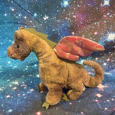 Ty Beanie Babies Scorch The Dragon Soft Toy Plush 1999 Stuffed Animal