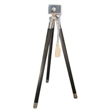 Vintage Minori Cine Camera 6 Section Tripod Rokuwa Co Camera Stand Black Gold