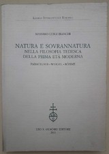 NATURA E SOVRANNATURA NELLA FILOSOFIA TEDESCA DELLA PRIMA ETA' MODERNA- PARACELS