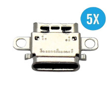 5 Pcs Charging Port Socket USB-C Connector Replacement for Nintendo Switch OLED