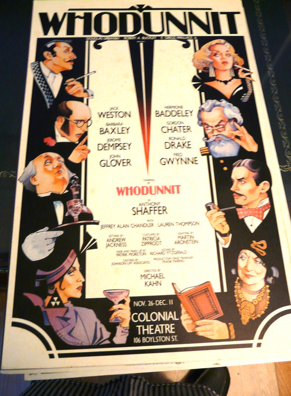 BRADWAY WINDOW CARD-RARE "WHODUNNIT" JACK WESTON-FRED GWYNNE