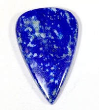 34 Ct 5X21X33 mm Natural Blue Lapis Lazuli Pear Cabochon Gemstone KM-593