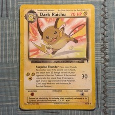Pokemon TCG Dark Raichu 7/110 Legendary Collection Rare DMG