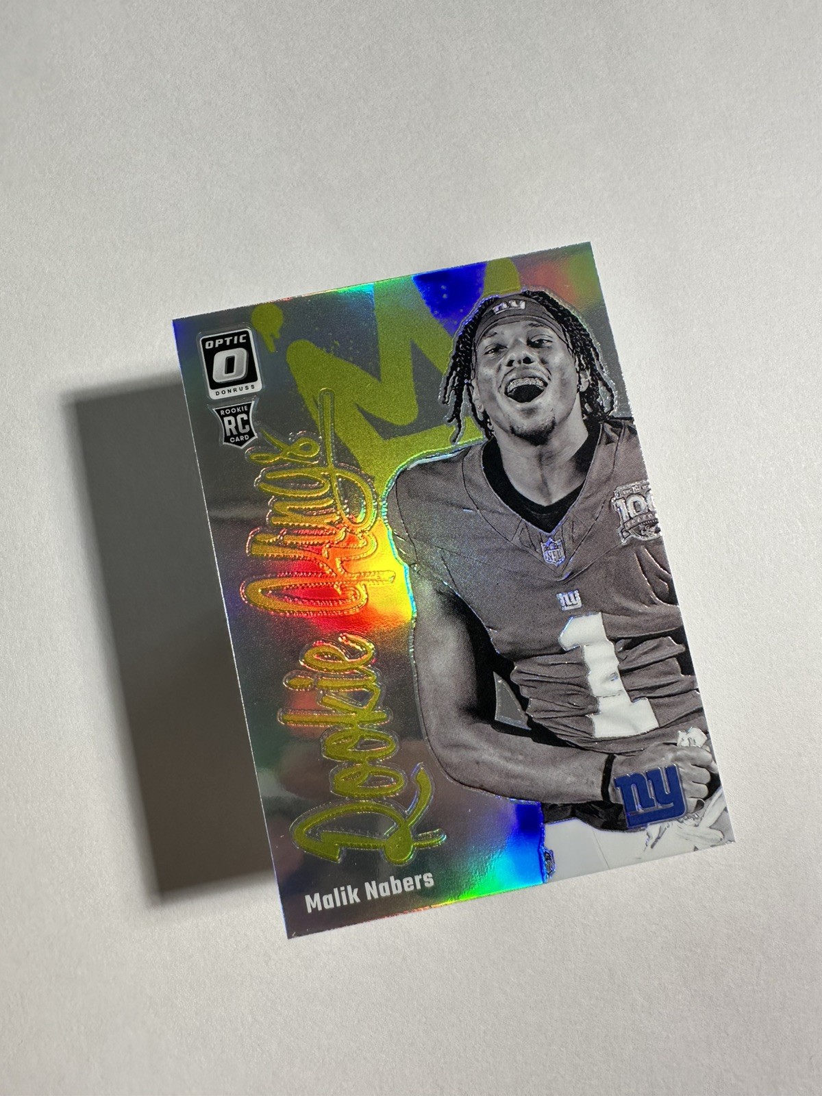 2024 Panini Donruss Optic Malik Nabers Rookie Case Hit Rookie Kings #5