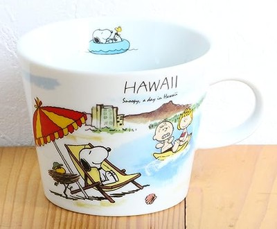 PEANUTS Snoopy World Travel Mug Hawaii Capacity: Approx. 12.5 fl oz (370 ml) Mug