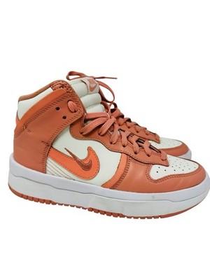 Nike Dunk High Up DH3718-107 Women Size 6.5 Sail Light Madder Root Crimson