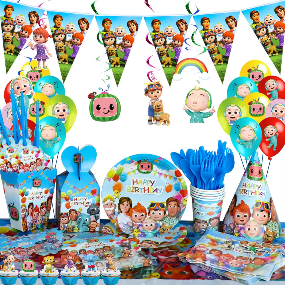 CoComelon Party Supplies | CoComelon Birthday Party Supplies Serves 16 guests