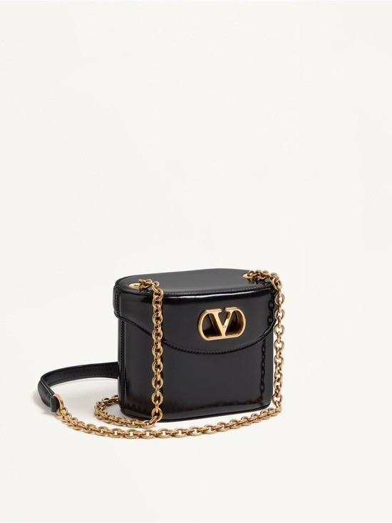 Valentino Garavani Vain Vanity Bag In Shiny Calfskin $3,450