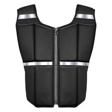 Adjustable Weighted Vest for Men Women, 19lb/35lb/45lb Rucking 2-35 LBS Black