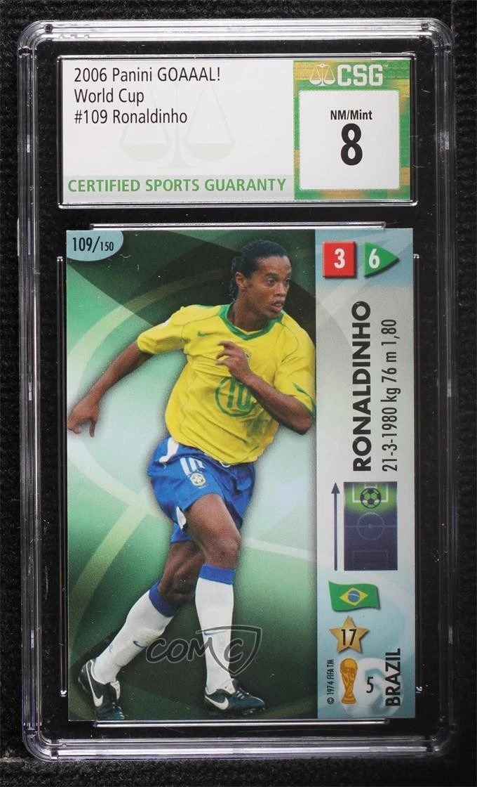 2006 Panini GOAAAL! World Cup Ronaldinho #109 for sale | eBay