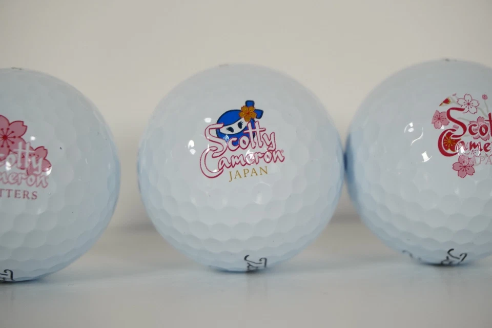Scotty Cameron JAPÓN limitado Wasabi Warrior SAKURA Titleist Pro V1 3 piezas Foto 3 de 4