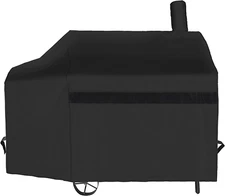 Offset Smoker Cover 60" Waterproof Charcoal Grill Cover for Brinkmann Char-Broil