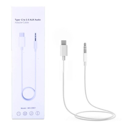 Adapter Type-C zu - 3,5 mm AUX Audio Stecker auf USB-C Stecker Stereo 3.5mm ...
