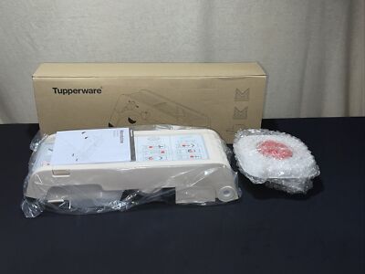 Tupperware Time Savers Mandoline Kitchen Tool Cutter Red & White EUC