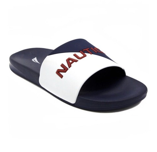 New Nautica Slides Stono 4 Navy Blue 