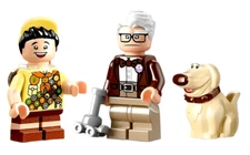 LEGO 'Up' House Carl + Russell + Dug Minifigures 43217 Disney Pixar GENUINE NEW