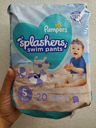 Pampers Splashers Disposable Swim Pants, Size 3-4, 24 Count