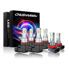 For Honda Civic 2006-15 Combo 6x Upgrade Led Headlight Fog Light Bulbs 6k