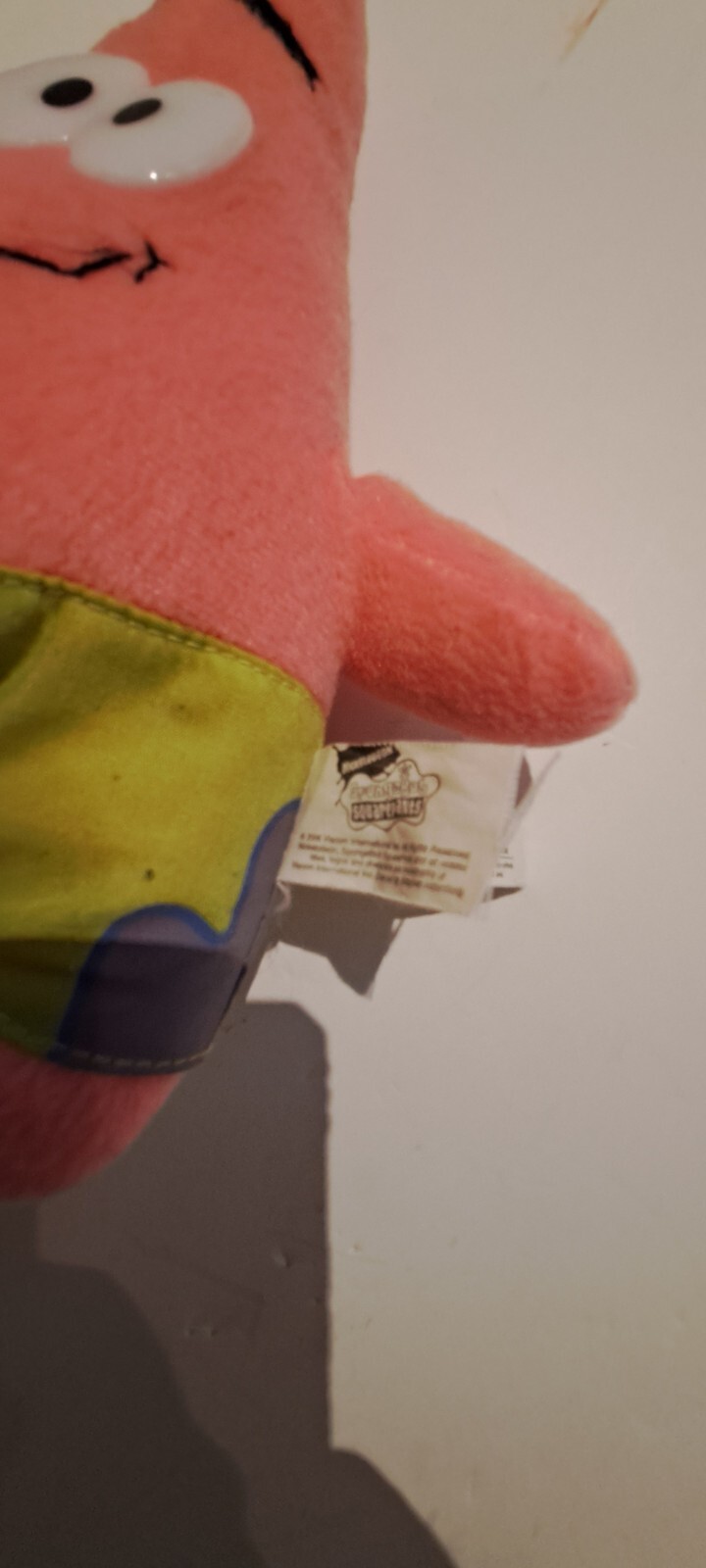 2010 Nanco 8" Plush Toy Patrick Star Spongebob SquarePants, Viacom Int'l TOY