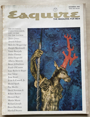 Esquire December 1964,Dylan Thomas,I.B. Singer,O'Connor,Dinnerstein/Silverman