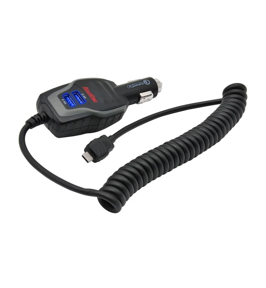 Автомобильное зарядное устройство Cellet 17 Вт/3,4 А сертифицированное Apple MFI — черное - Изображение 3 из 4