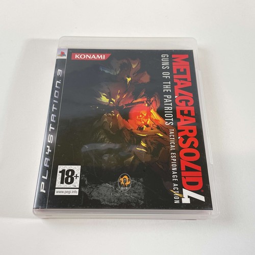 Metal Gear Solid 4 Sur PS3 – Guns Of The Patriots, PAL Français, Bon état