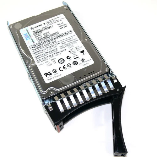 IBM 500GB 2.5" Slim Hard Drive 42D0708 42D0707 7200 6GBPS NL SAS HDD - Picture 1 of 1