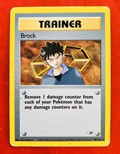 Lotto Carte Pokemon Brock 98/132 Gym Heroses Rara Bellissima