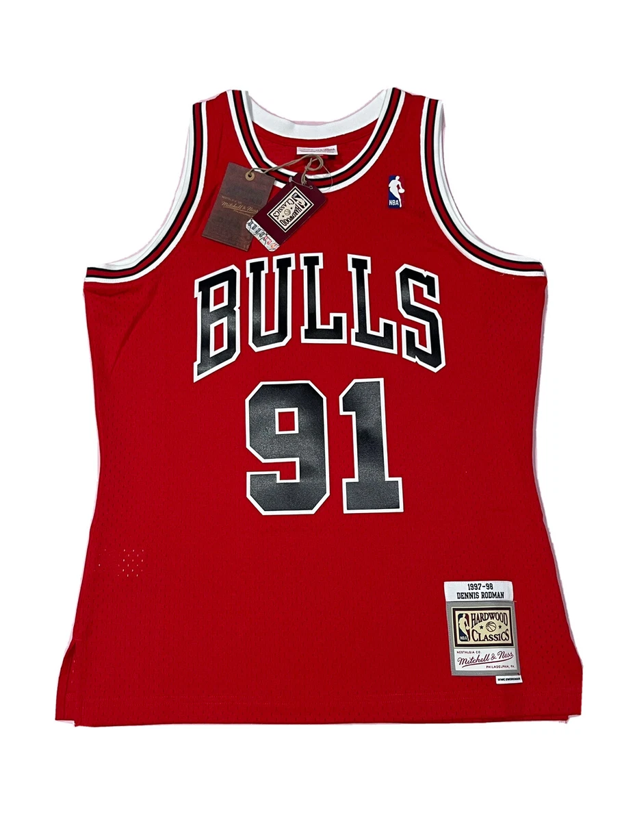 Mitchell & Ness Swingman Chicago Bulls Road 1997-98 Dennis Rodman Jersey - S