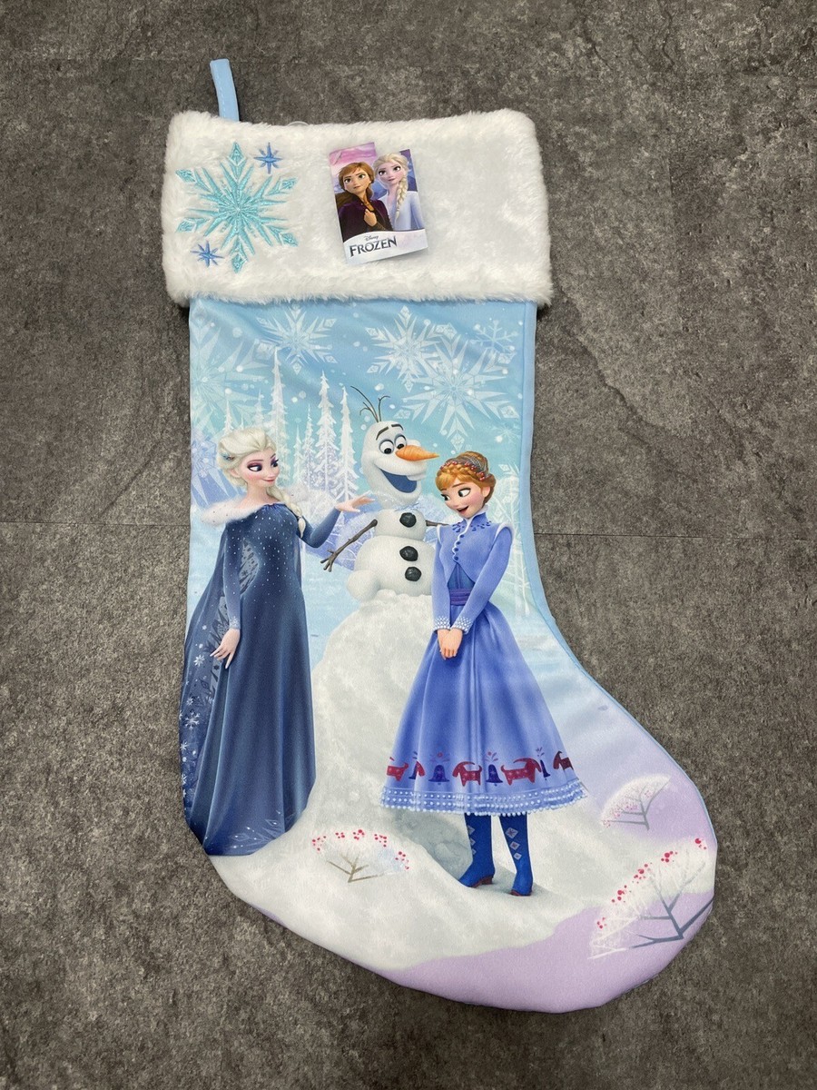 Disney Kurt Adler Frozen Elsa Olaf Anna Printed Christmas