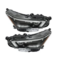 LABLT Headlights Headlamp For 2020 2021 Nissan Versa LH+RH LED Type Clear Lens