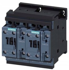 Siemens 3RA2326-8XB30-1AL2 Reversing Contactor, 11 kW, 25 A, 3-Pole, 230V AC