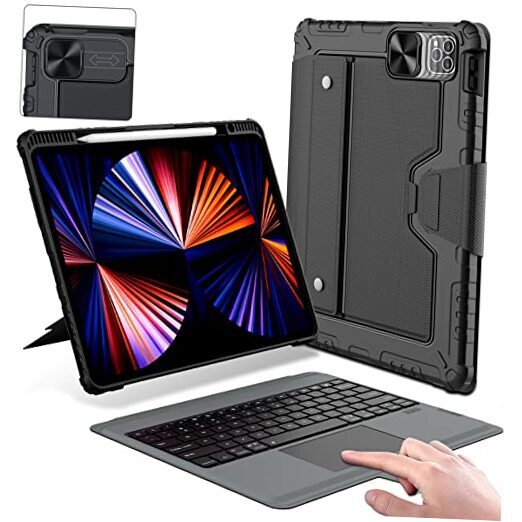 iPad For iPad Air 13 in 2024 / iPad pro 12.9 in 3/4/5/6 Nonbacklit Keyboard-image