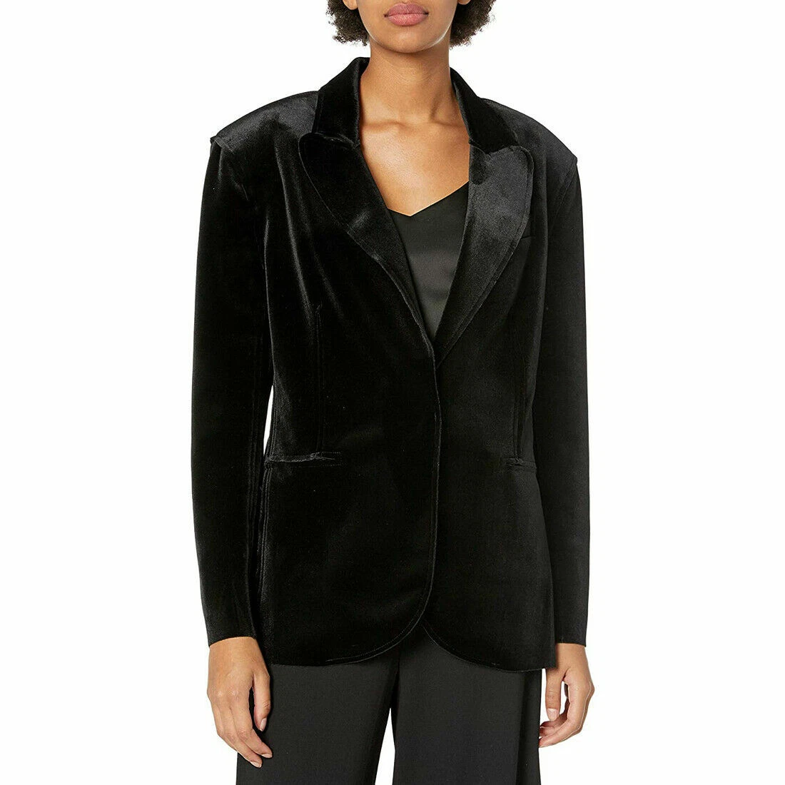 Norma kamali velvet blazer sale