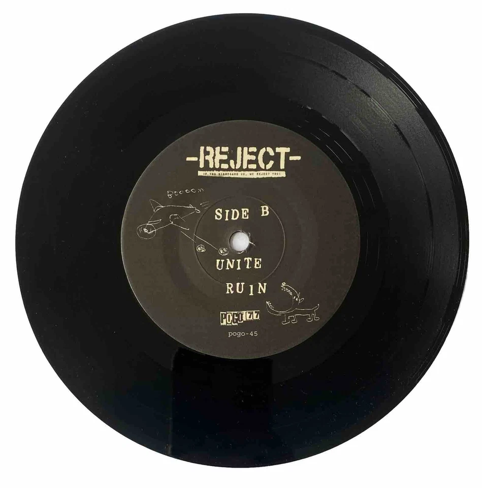 REJECT - SOUND OF VIOLENCE 7” VINYL JAPANESE PUNK POGO 77 XERO FICTION DISCOCKS Foto 3 de 4