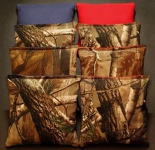 CORNHOLE BEAN BAGS TREE Camo Camoflauge 8 ACA Tree Hunting Fishing Bags