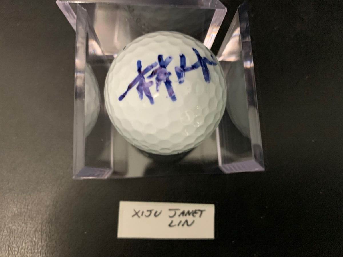Xiyu Janet Lin LPGA signed autographed Titlelist golf ball China