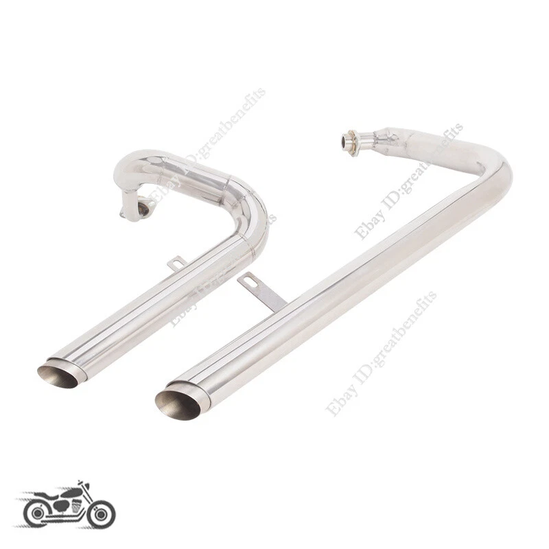 Slip On For Yamaha Virago250 XV250 XV125 V Star 250 Exhaust System Connect Pipe - Изображение 2 из 4