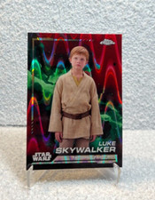 Luke Skywalker 70 2024 Topps Chrome Star Wars Red Blaster RayWave Refractor