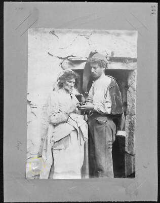 Album print Wilhelm von Gloeden (1856-1931) No. 0040 B - Giovane & Donna