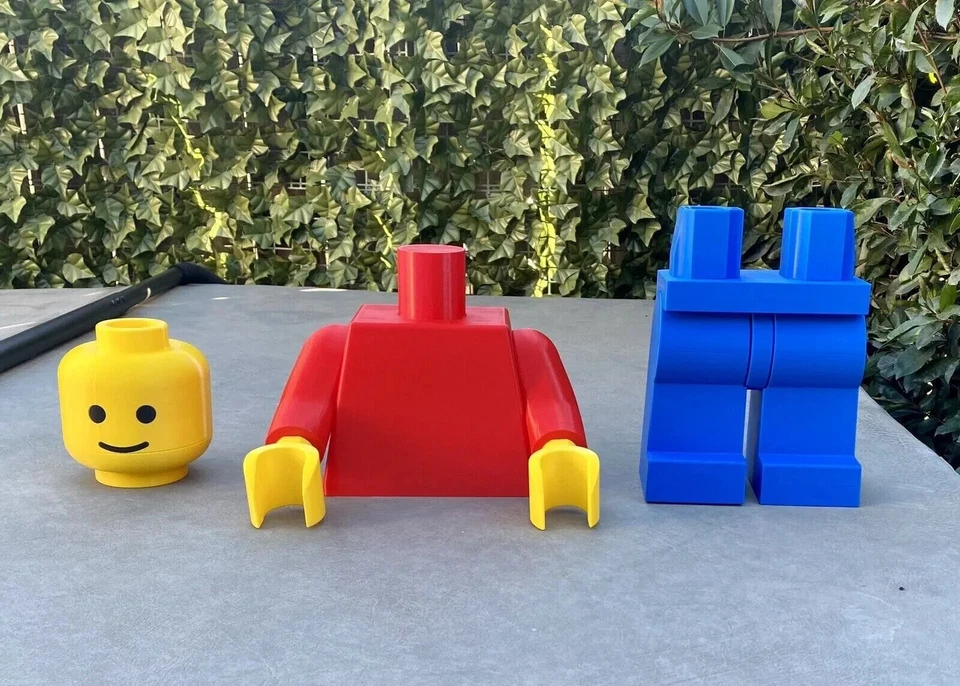 Minifigura LEGO Minifigura Personalizada GIGANTE JUMBO Exhibición de Adorno Escala 10:1 ~16" MEGA Foto 4 de 4