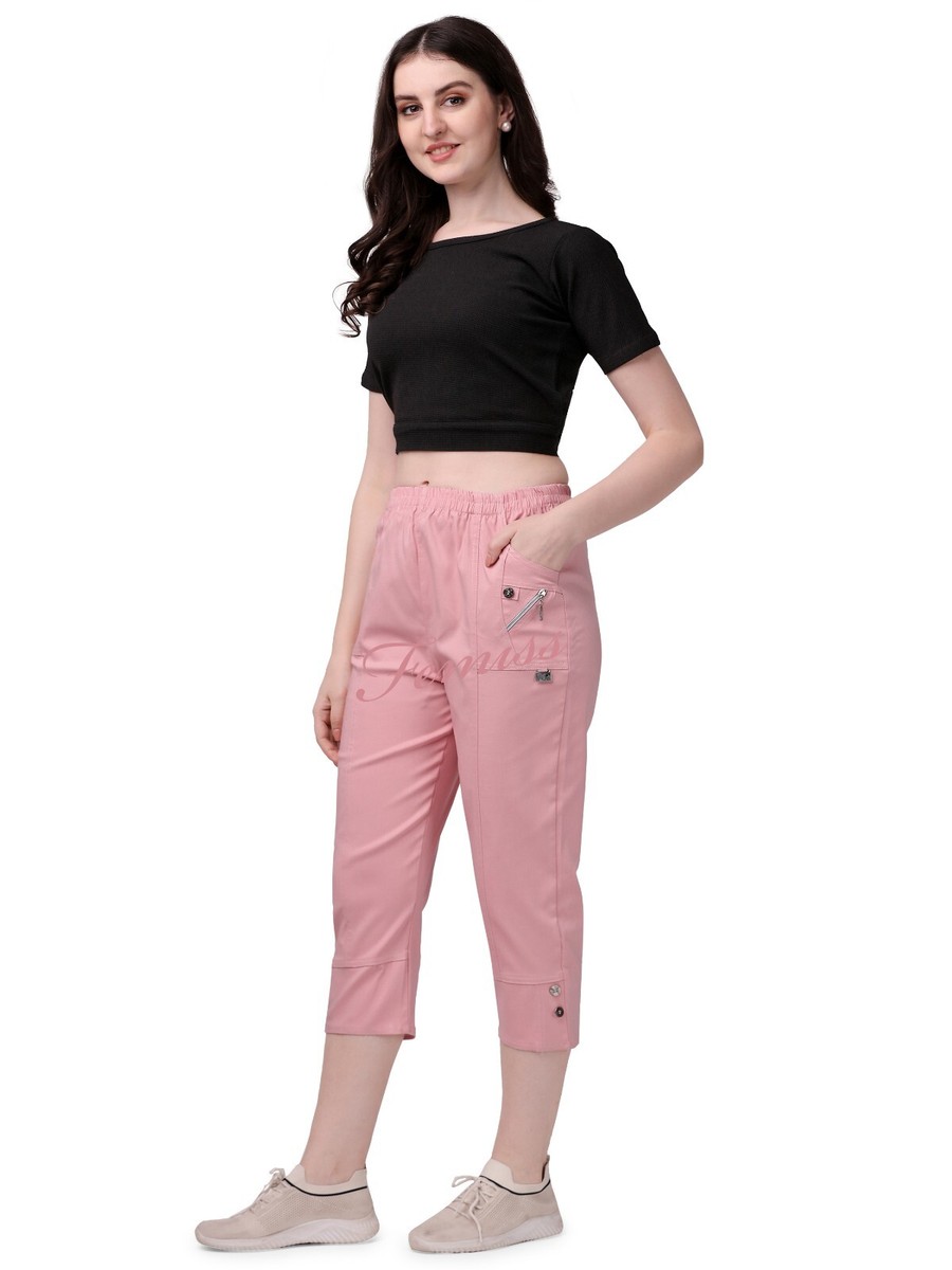 TONI Wide fit linnen broek in 3/4-lengte in marineblauw online kopen | P&C