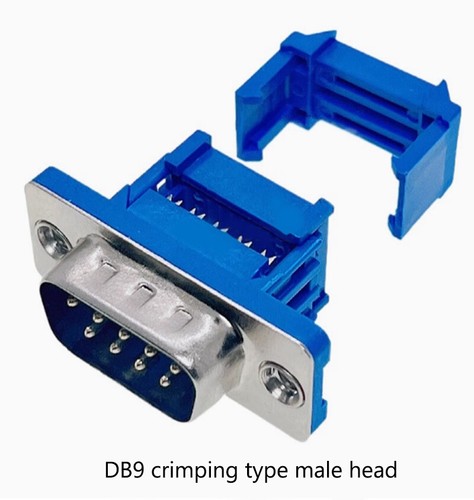 DB9 Serial Port Pressure Type Male/Female Head 9-Pin 232 COM Compression Cable - Picture 3 of 8