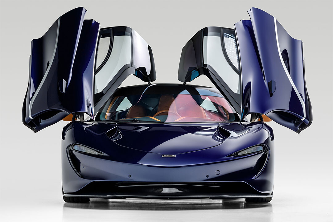 McLaren Speedtail Sporty Car Open Doors Wall Indoor Decor - POSTER