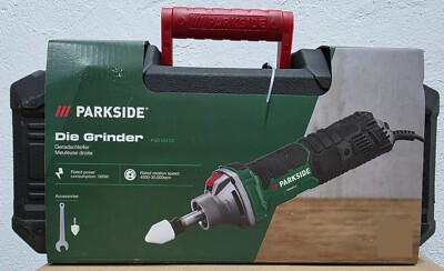 PARKSIDE Geradschleifer 500W 'PGS 500' (4500-30.000rpm) Stabschleifer Koffer