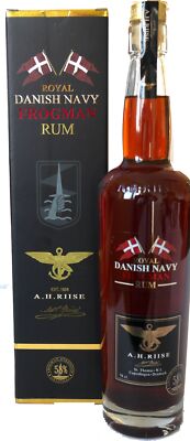 Riise Danish Royal Danish Navy Frogman Conventus Ranae Rum 0,7l 58 % vol. (Rumba