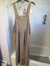 NWT women's bibs/overalls Anrabess Size XL olive color SUPER CUTE