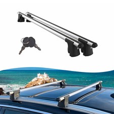 Roof Bars for Opel Astra H 2007-2010 Lockable Roof Rack Cross Bars 2 Pcs Grey