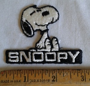 snoopy patch peanuts gang embroidered iron
