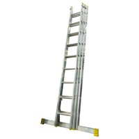 Lyte Triple Section Trade Professional Aluminium Extension Ladder